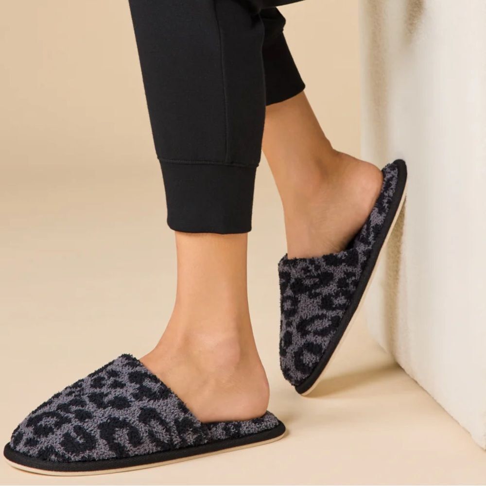 SOFTIES - Marshmallow Leopard Slippers
